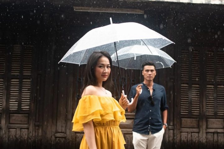 foto prewedding tanpa bersentuhan