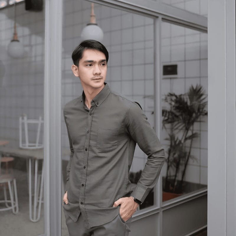 outfit kondangan pria casual