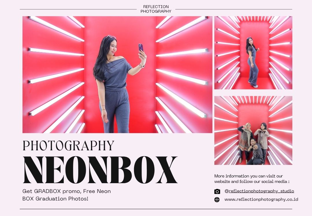 Paket Foto Wisuda Dengan Neon Box