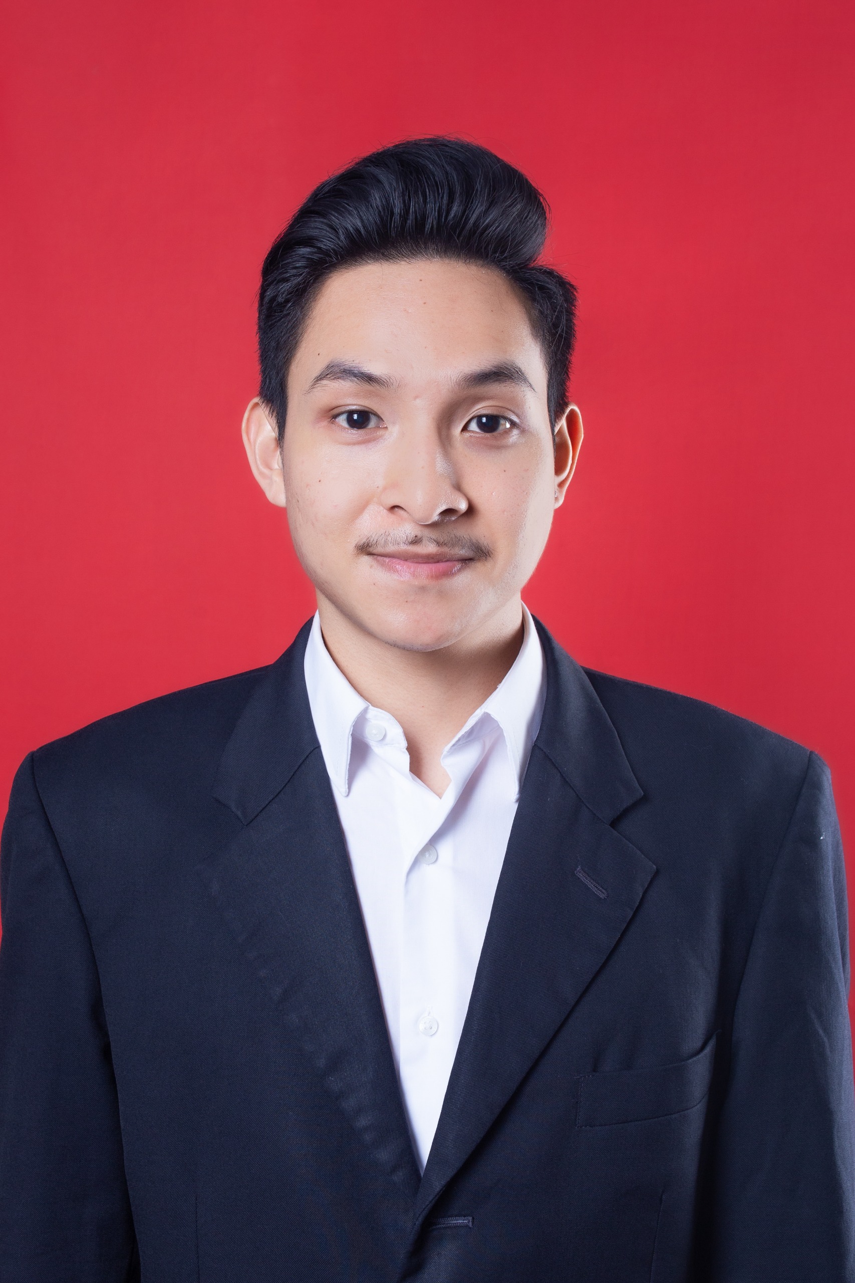 foto formal background merah