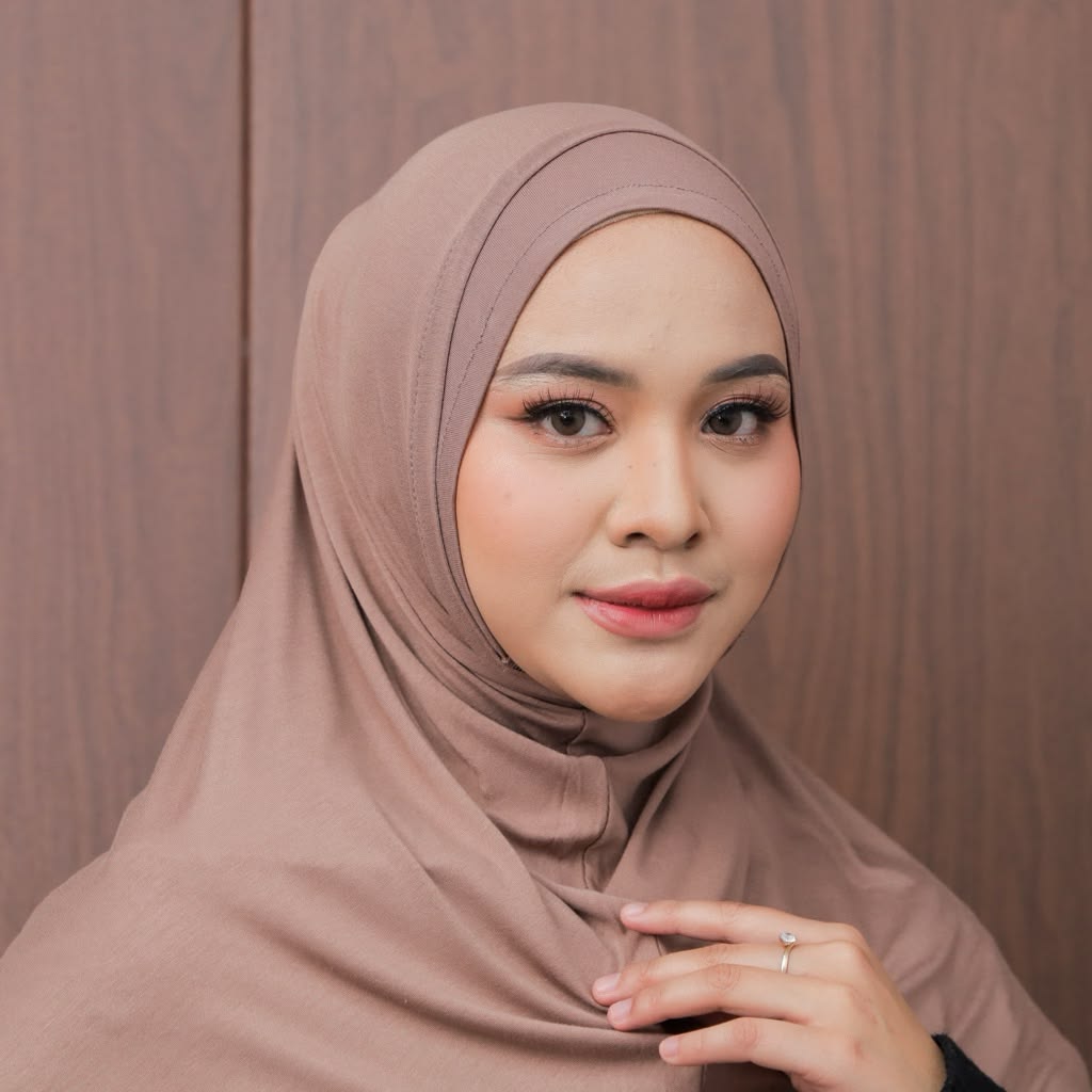 warna jilbab mocca