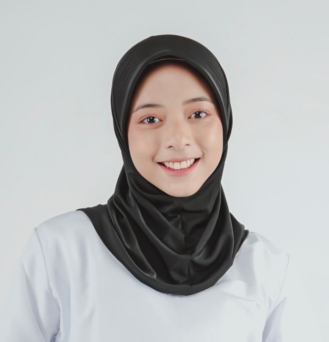 warna jilbab hitam untuk foto ktp
