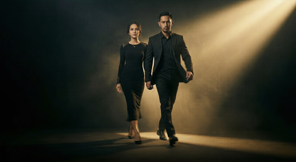 Foto Studio Ala Mafia Couple - Walking Out of Shadow