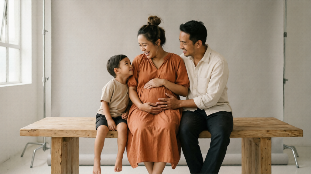 Candid Bersama Pasangan dan Kakak