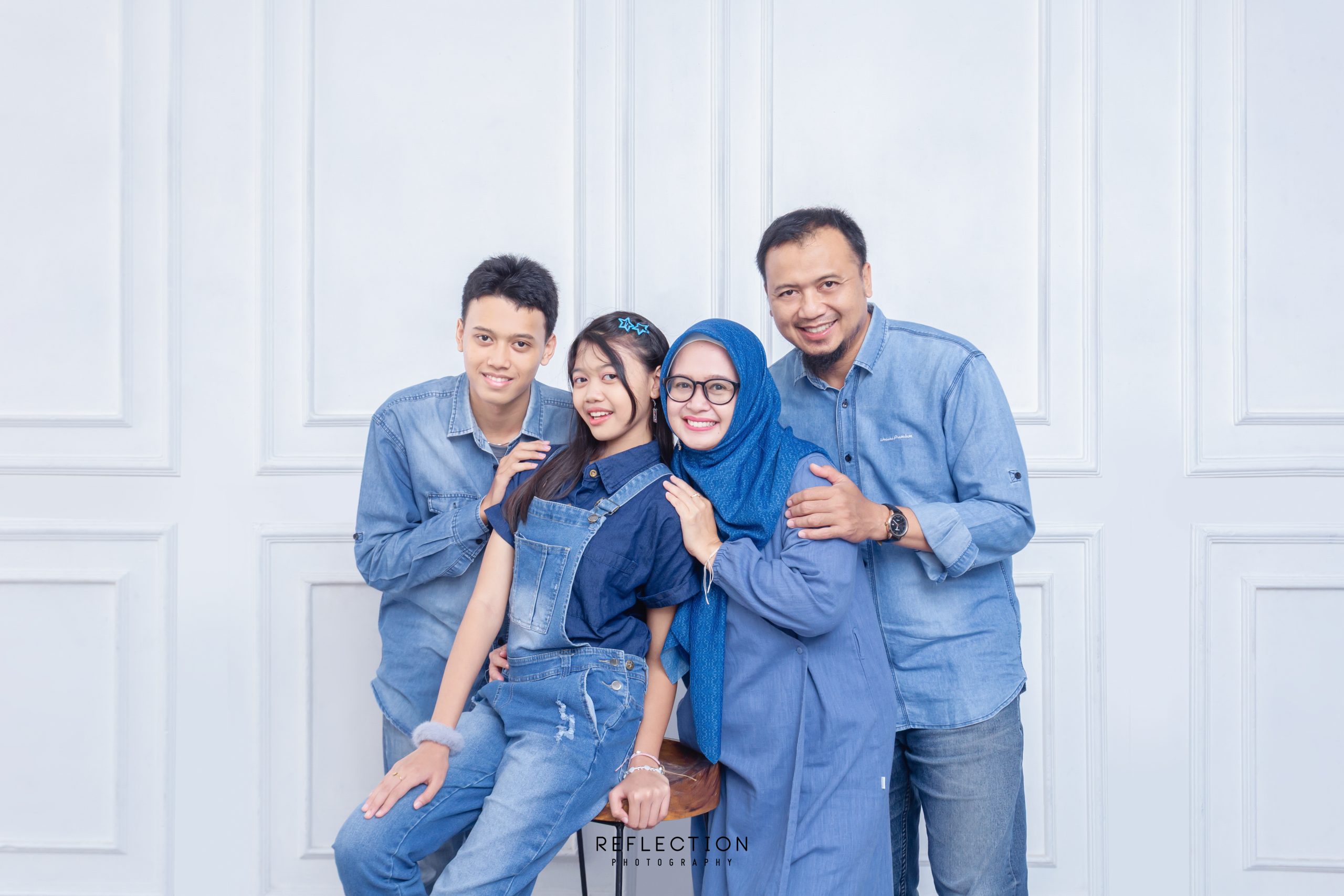 Foto keluarga di Semarang