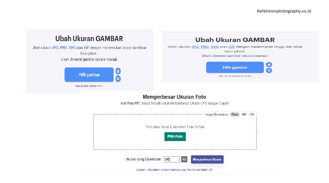 memperbesar ukuran foto