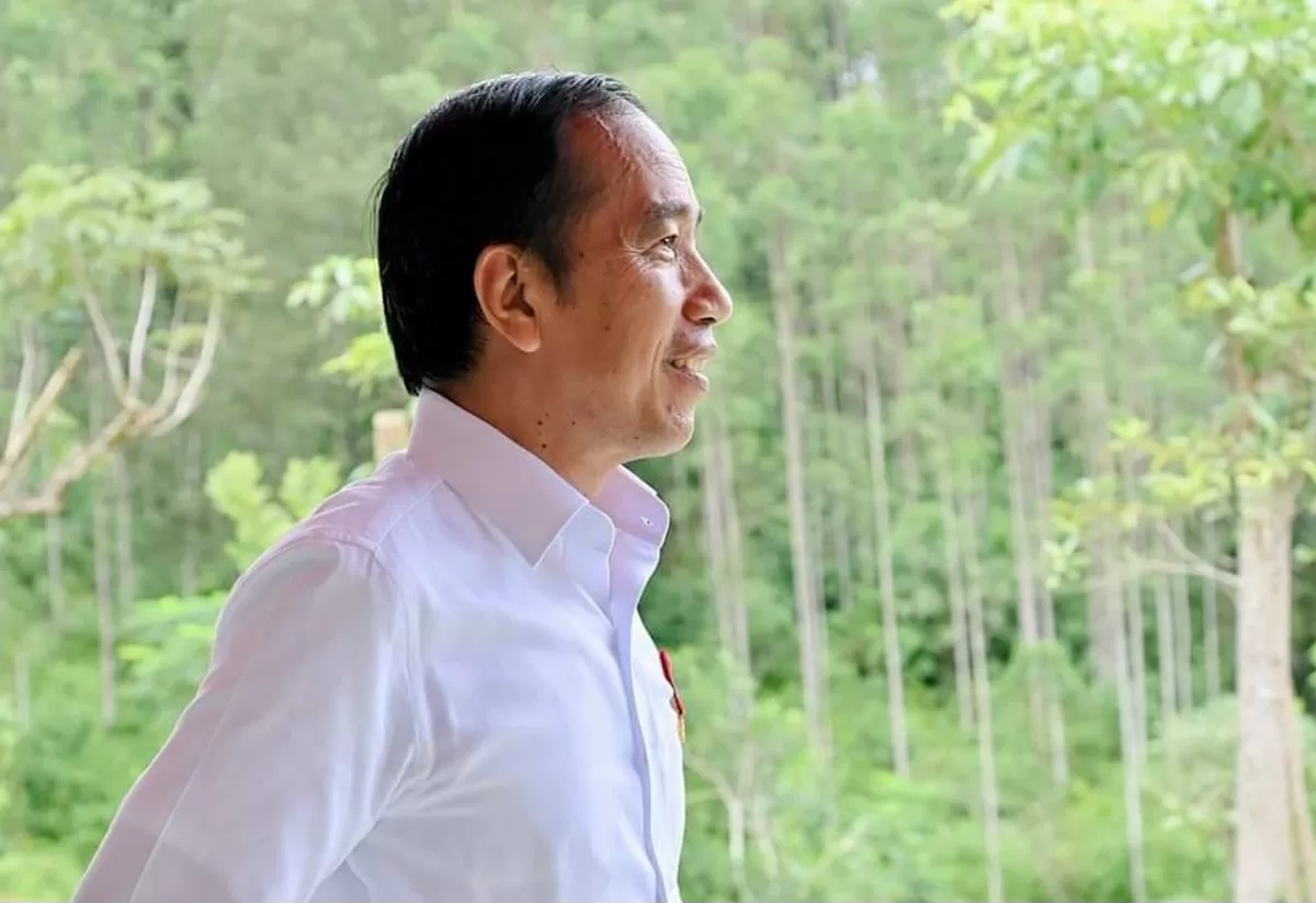 prompt foto jokowi kemeja putih