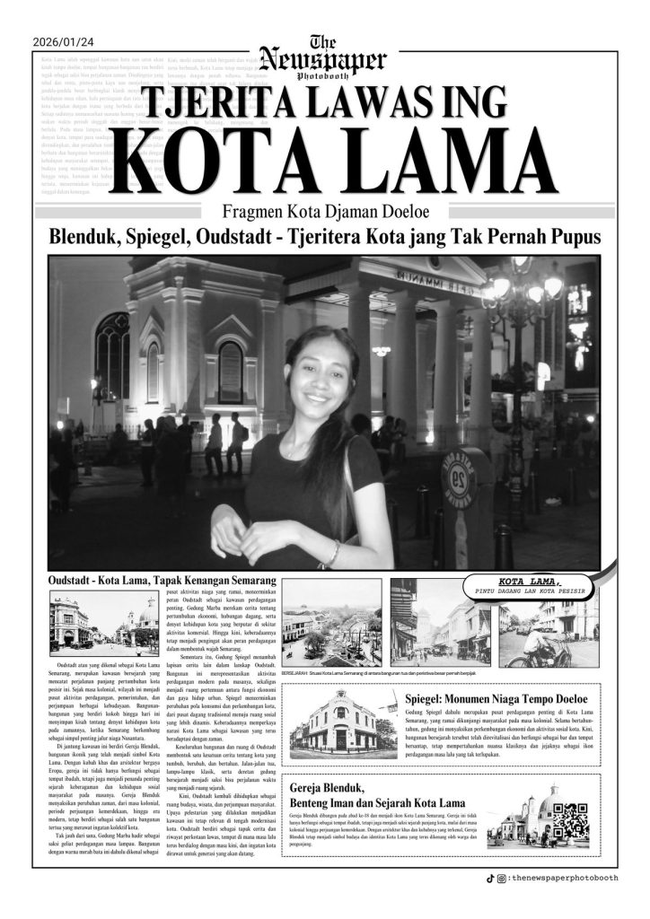Nuansa Vintage di The Newspaper Photobooth (Kota Lama)