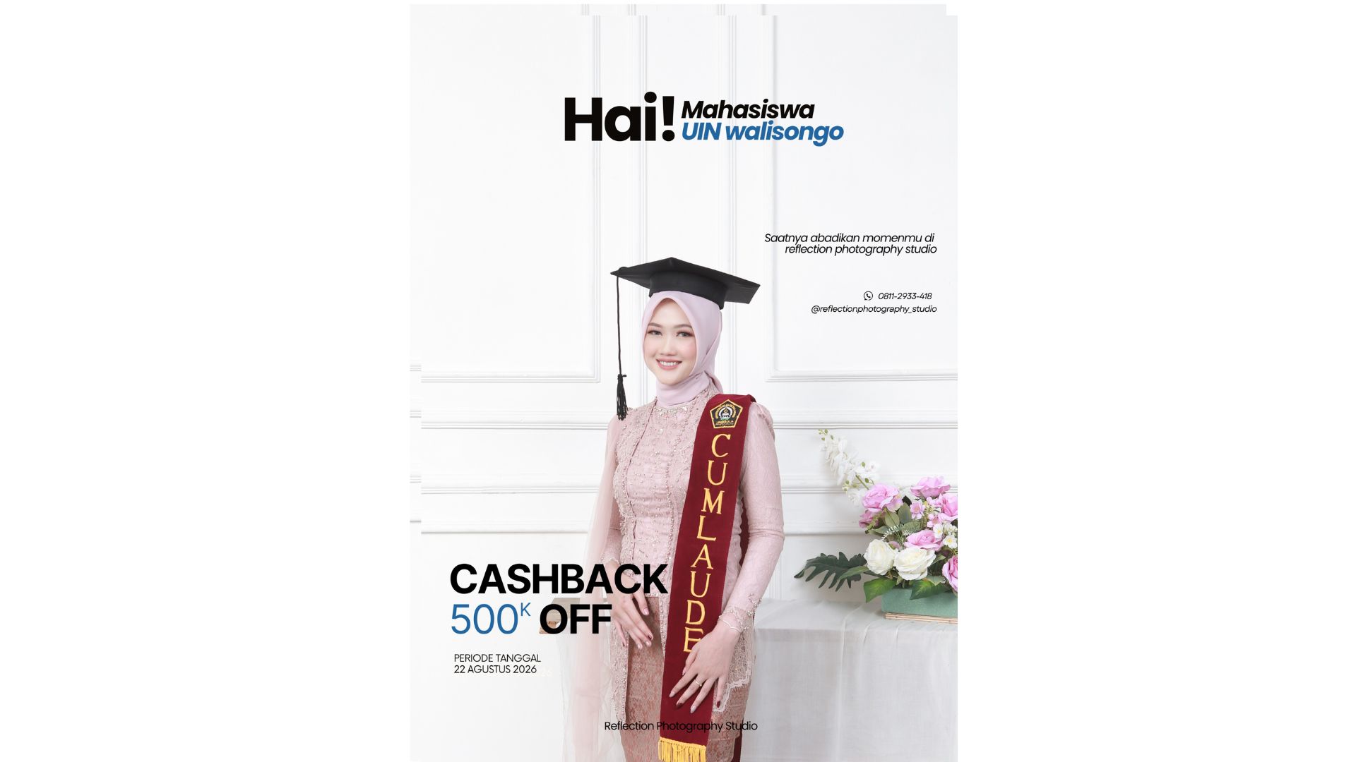 Promo Foto Wisuda Khusus Mahasiswa UIN Walisongo