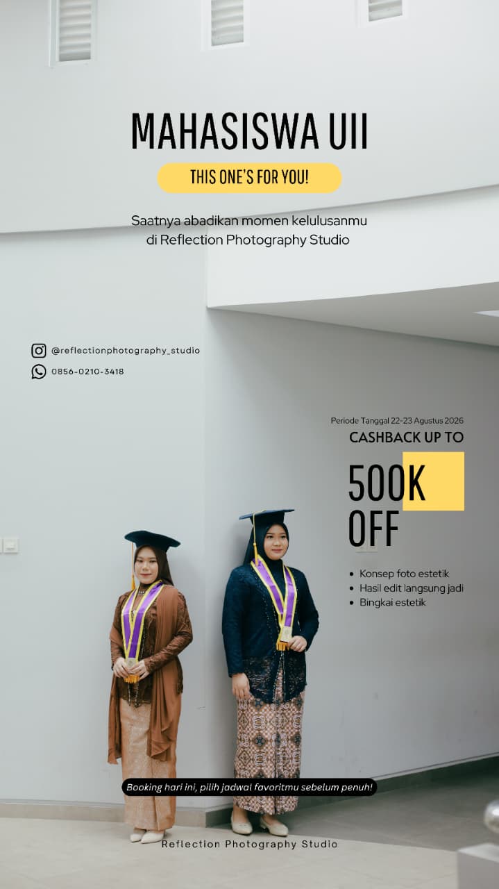 promo foto wisuda uii