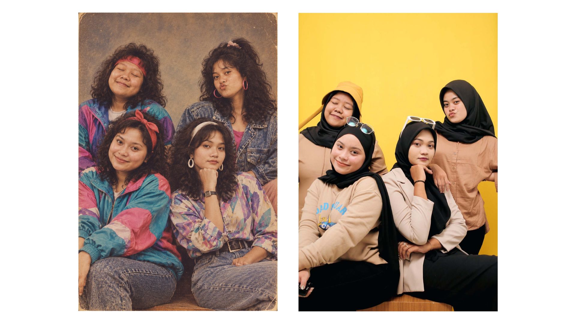 cara membuat foto 80an